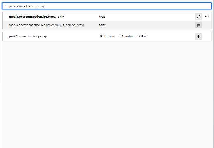 Firefox57 WebRTC连接设置