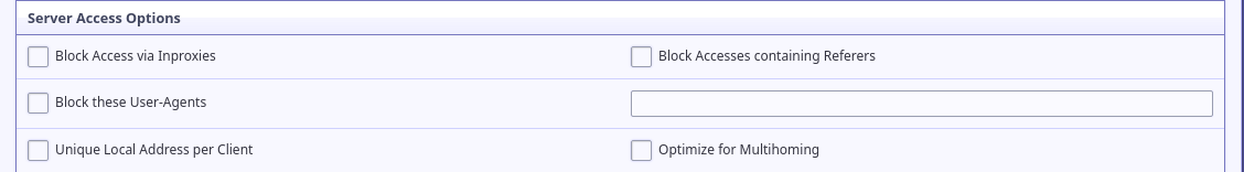 coarse blocking stuff